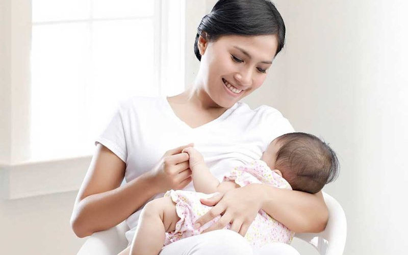 Tinh thần thoải mái giúp sữa không giảm tiết